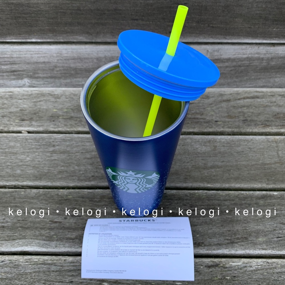 ✨LAST ONE✨Starbucks Cobalt Blue & Lime Venti Cup - Picture 6 of 6